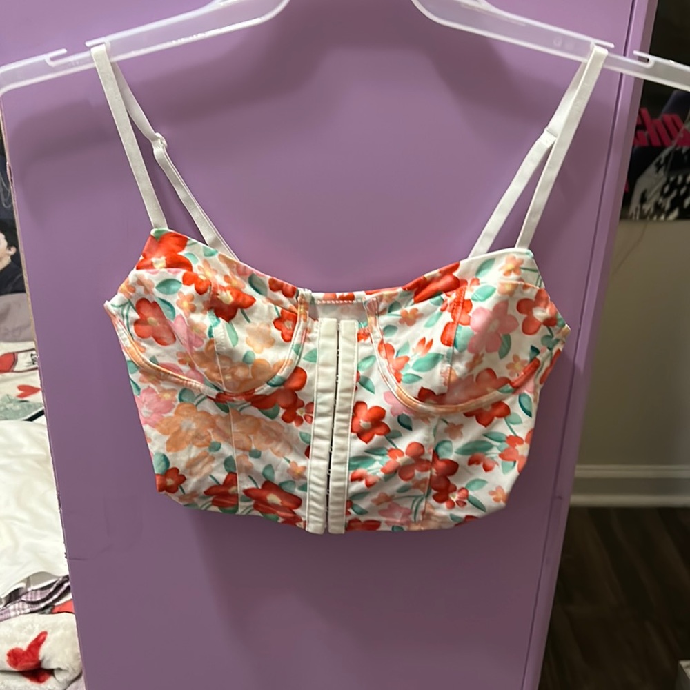 Floral Corset Top